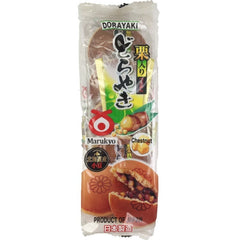 MHD:07.01.2025 Marukyo Kuriiri Dorayaki Pancake with Sweet Adzuki Bean Jam & Chesnut 320g
