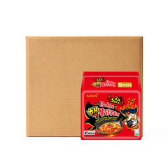 Samyang Buldak Hot Chicken Ramen, koreanische gerührte Instant-Nudeln, 2 x würzig,140g*40