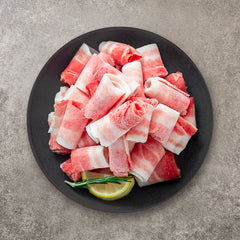 Schweinebauch in dünnen Scheiben - gefriert