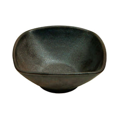 Braune quadratische Salatschüssel