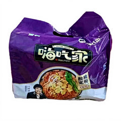 HCJ Familienpackung würzig-saure breite Nudeln - Vier Packungen (98 g * 4)