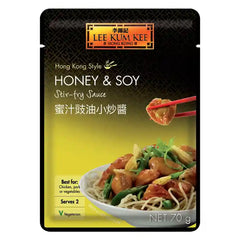 MHD:18.09.2025 LEE KUM KEE Honey&Soy Stir-Fry Sauße 70g