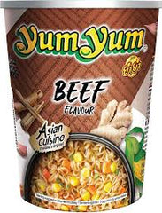 MHD:14.07.2023 Yum Yum Instant-Nudeln Rindfleisch im Becher - 70 g