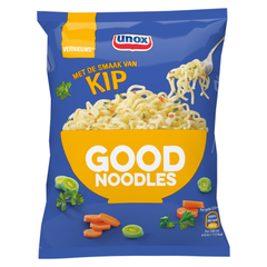 MHD:01.2025 Unox Noodles Kerrie Unox Kerrie Good Noodles 70g