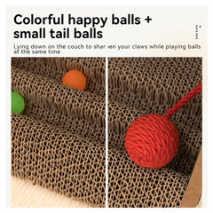 Coneko Weihnachtsbaum-Katzenklettergerüst - Groß