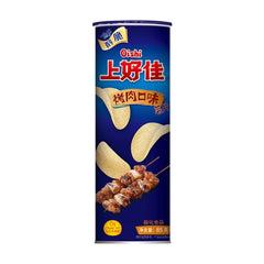 Oishi knusprige Kartoffelchips Röstfleisch-Geschmack 85g