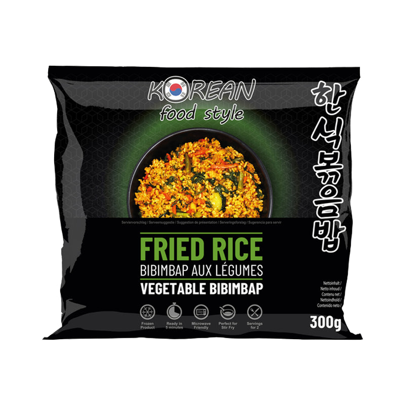 KOREAN FOOD STYLE Gebratener Reis - Gemüse-Bibimbap