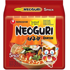 Nongshim Nudeln Meeresfrüchte & Scharf Neoguri 5x120g