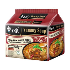 BAIXIANG Bai Xiang gute Suppe klassische Rindfleischsuppen-Nudeln, 96 g x 5