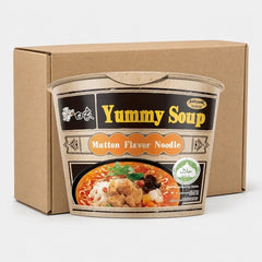 BAIXIANG Suppe leckere Lamm-Nudel-Suppe 12*111 g