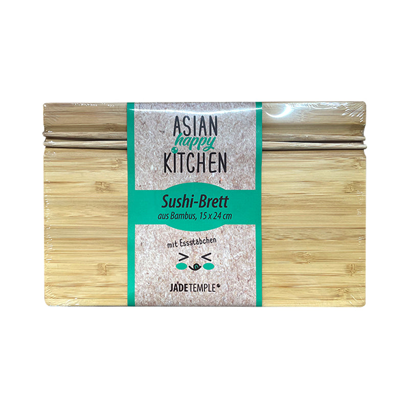 JADE TEMPLE Sushi-Brett mit Essstäbchen 15 x 24 cm