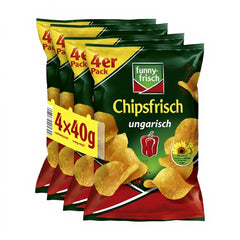 Funny-frisch knusprige ungarische Kartoffelchips Multipack 4X40g