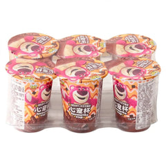 Binqi Cup Kekse – Schokoladen-Erdbeer-Bären-Edition 25 g*6