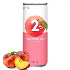 MHD:25.01.2024 Lotte Milkis – Pfirsich, Koreanisches Milch-Sodagetränk, 240 ml