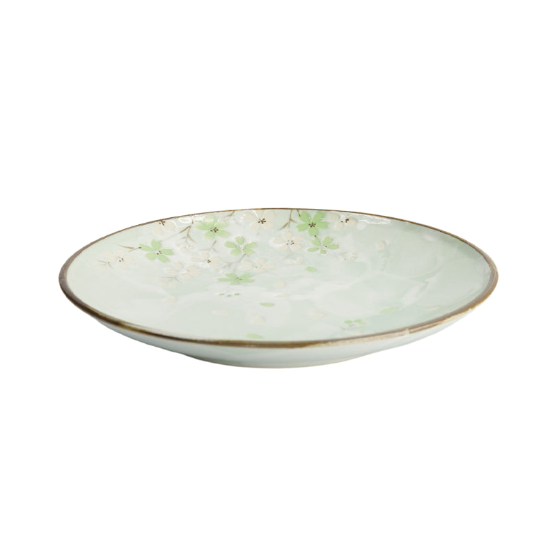 Green Cosmos Plate 26x3.4cm