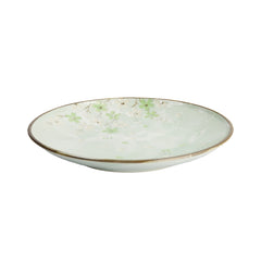 Green Cosmos Plate 26x3.4cm