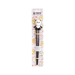 TOKYO DESIGN STUDIO Children Chopsticks Panda Black 22cm