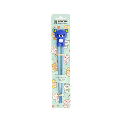 TOKYO DESIGN STUDIO Children Chopsticks - Bear Blue 22cm