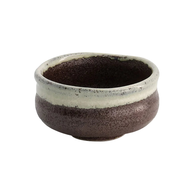 Sake/Matcha Cup 8.5x4.5cmh 210ml Kuro-Iga-Nuriwake Black