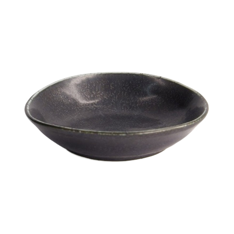 Onyx Noir Oval Sauce Dish 10x2.6cm