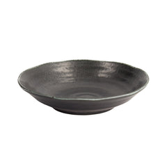 Onyx Noir Shallow Bowl 20.6x4.1cm 550ml