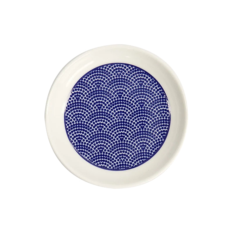 Nippon Blue Tea Tip 9x1.5cm Dot Wave
