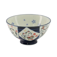 Kawaii Bowls Bowl Cat Neko Blue 11.2x6cm 300ml