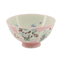 Kawaii Bowls Bowl Cat Neko Pink 11.5x6.2cm 300ml