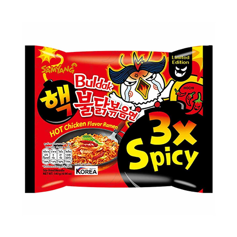 SAMYANG Buldak Bokkeummyeon 3 x scharfer