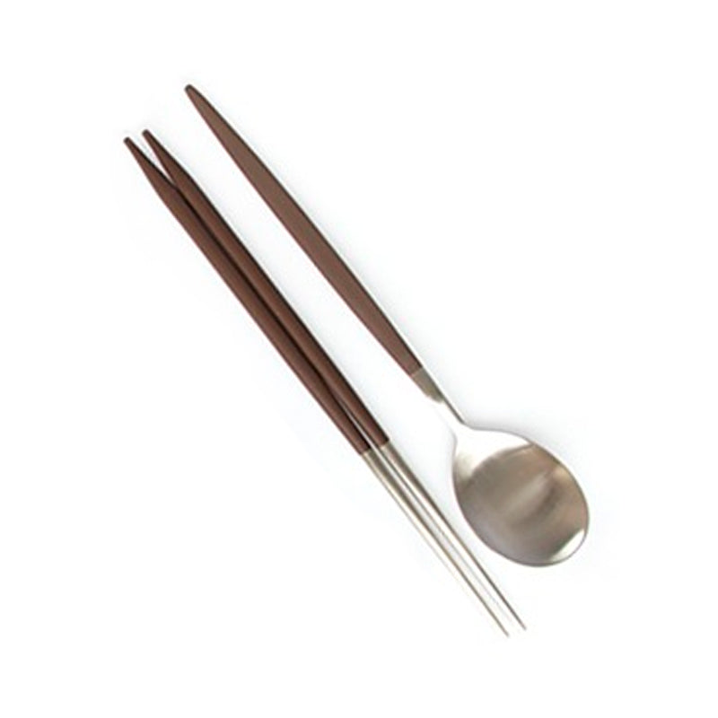 COOK SENSE Löffel- und Essstäbchen-Set – Curing Brown