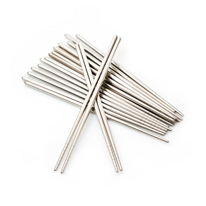 SUNSHINE Stäbchen aus Edelstahl - 10 Set