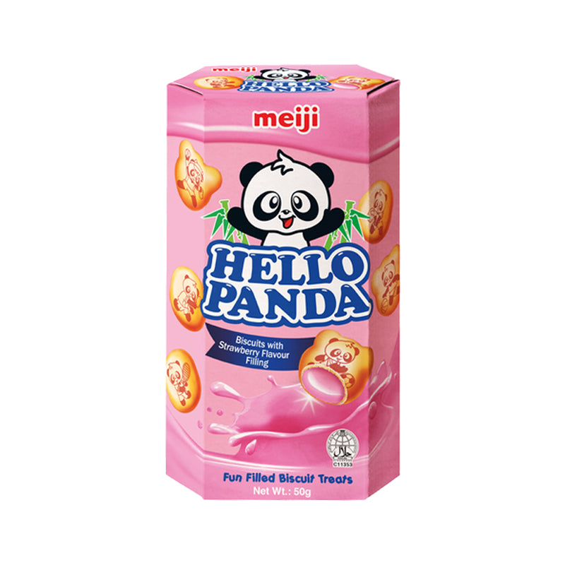 MEIJI Hello Panda Kekse Erdbeerfüllung