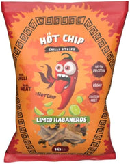 MHD:27.11.2024 Hot Chip STRIPS Chili and Lime Made from Legumes Vegan No Gluten 80 g