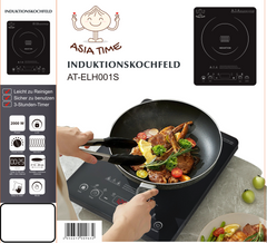 2000 Watt Induktionskochfeld 20 Temperaturstufen & 20 Leistungseinstellungen