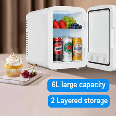 AFC Tragbarer Mini-Kühlschrank mit Spiegel 6 l - 4