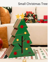 Coneko Weihnachtsbaum Katzenklettergerüst - Klein - 1