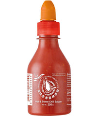 MHD:28.02.2025 FLYING GOOSE Sriracha Chilisauce süß & scharf 200 ml