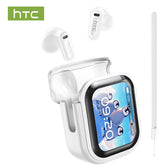 HTC NE20 kabellose Ohrhörer mit KI‑Sprachübersetzung, Bluetooth 5.4, LED‑Display, High‑Fidelity, wasserdicht, TWS mit Touch‑Control, integriertes Mikrofon, geeignet für Büro, Sport, Studium und Audio‑Anrufe | Kopfhörer - 1