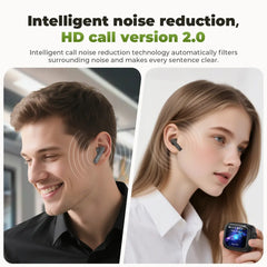 HTC NE40 Bluetooth-6.0-Ohrhörer mit LED-Display, Schwarz - 4