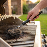Huacan Grillöl-Pinsel, Reinigungsbürste, Grillzange, vertikaler Stab - 1