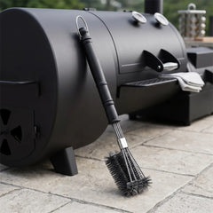 HUACAN Grillzubehör-Set mit Ölpinsel, Bürste und Zange - 3