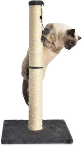 Klassischer Katzenkratzbaum, Innenbereich, 80 cm, M, Grau - 1