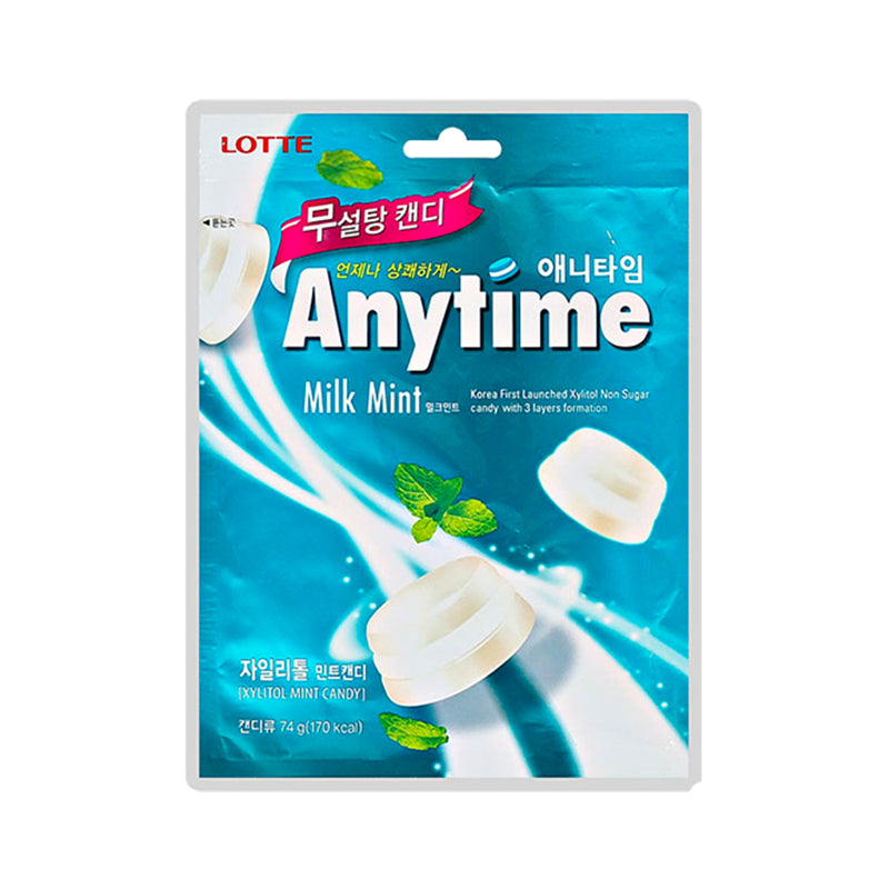 LOTTE Xylitol Anytime - Milk Mint 60g