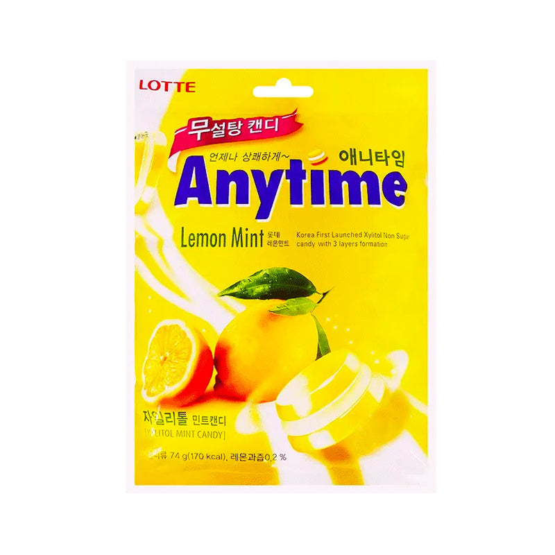 LOTTE Xylitol Anytime - Zitrone Minze 60 g