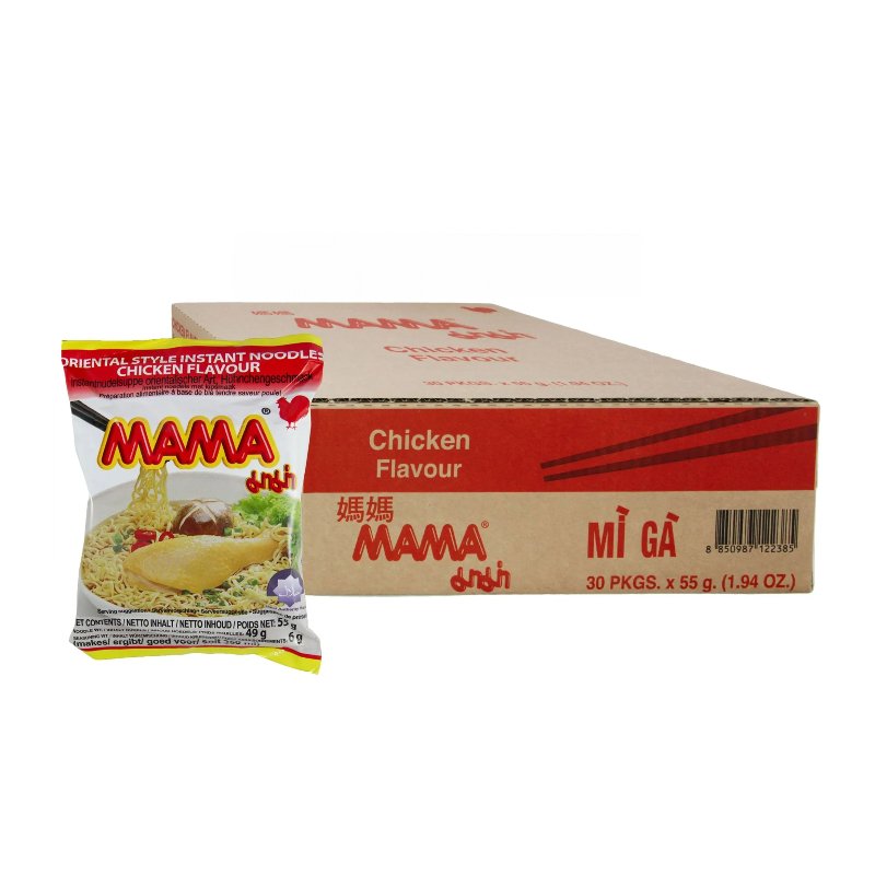 MAMA Instant Nudeln Huhn 30 x 55 g 1 box