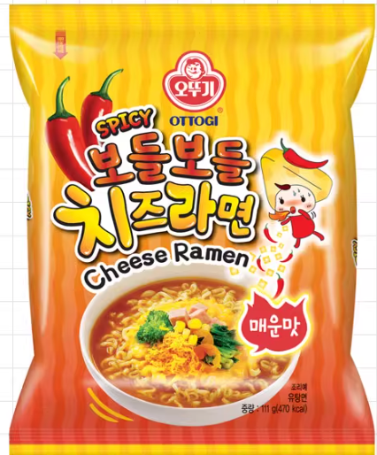 MHD: 07.03.2025 - OTTOGI Instant Nudeln Käse Ramen 111 g
