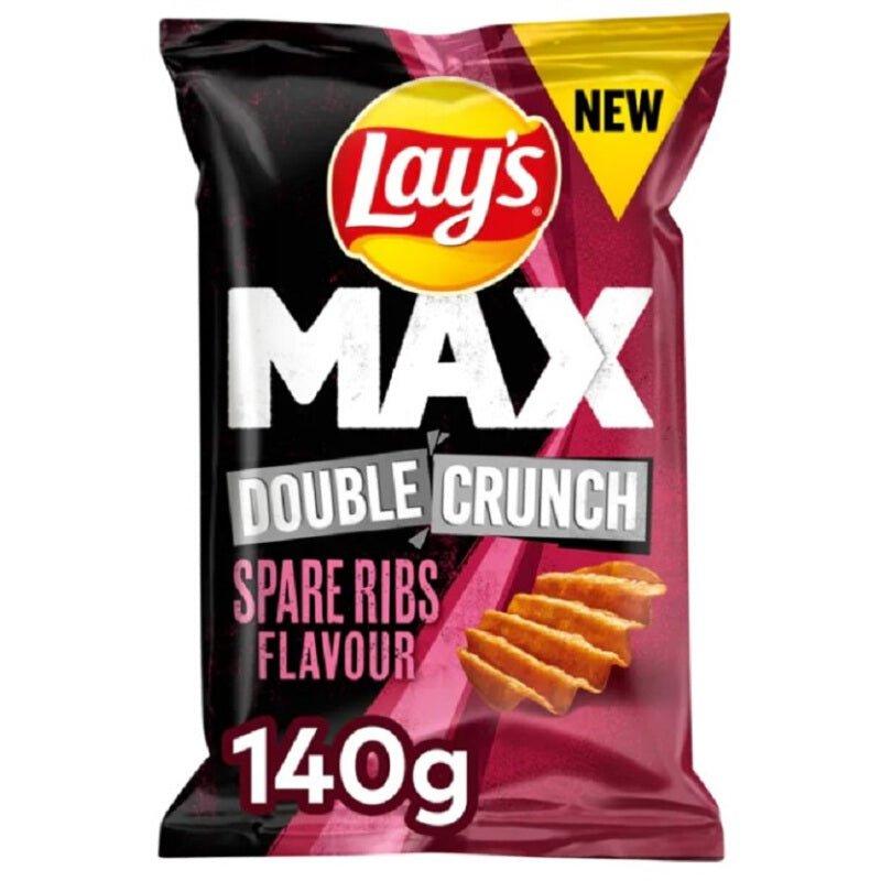 MHD: 08.04.2023 Lay's MAX Double Crunch Spareribs 140 g