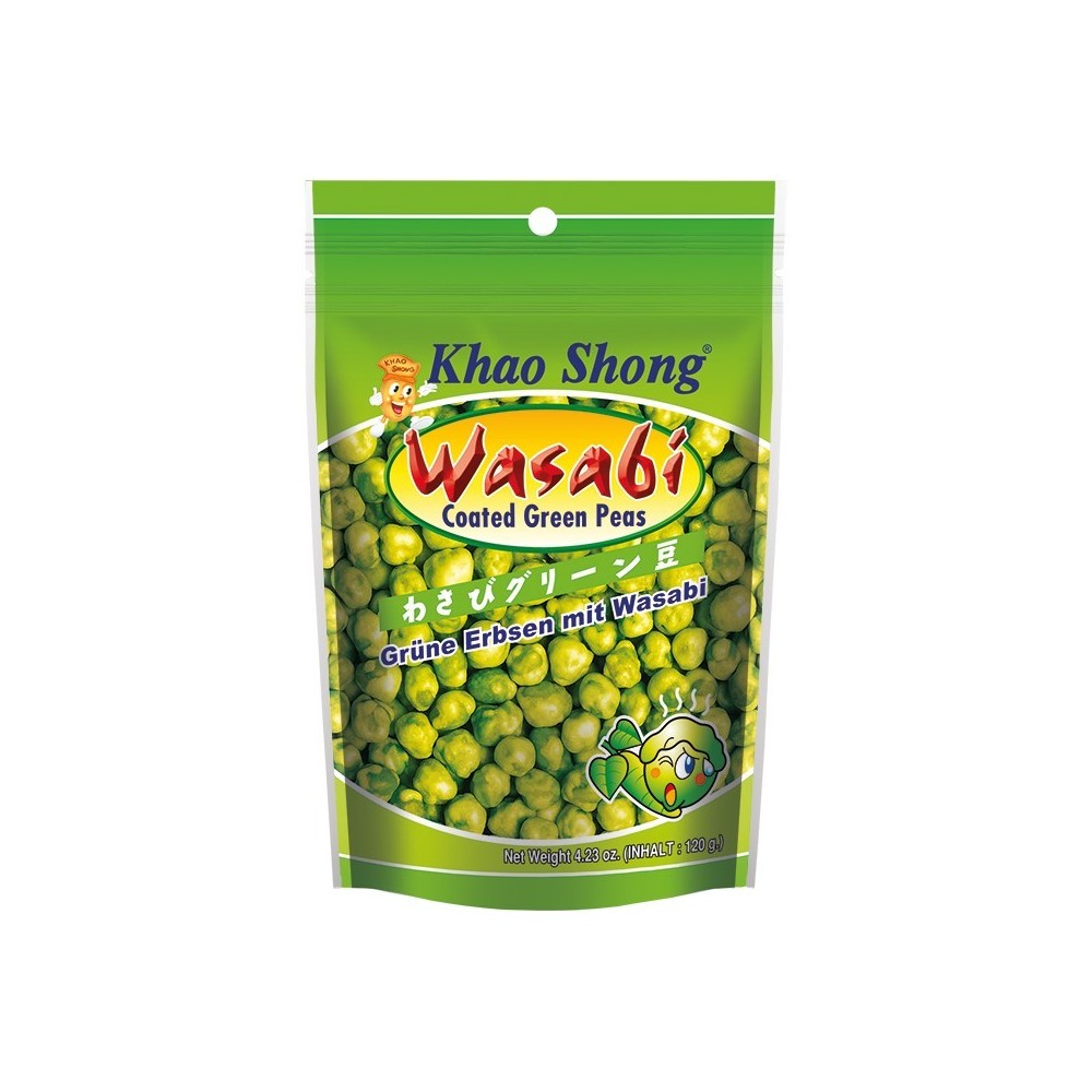 MHD: 12.01.2025 - Khao Shong Wasabi Coated Green Peas 120 g