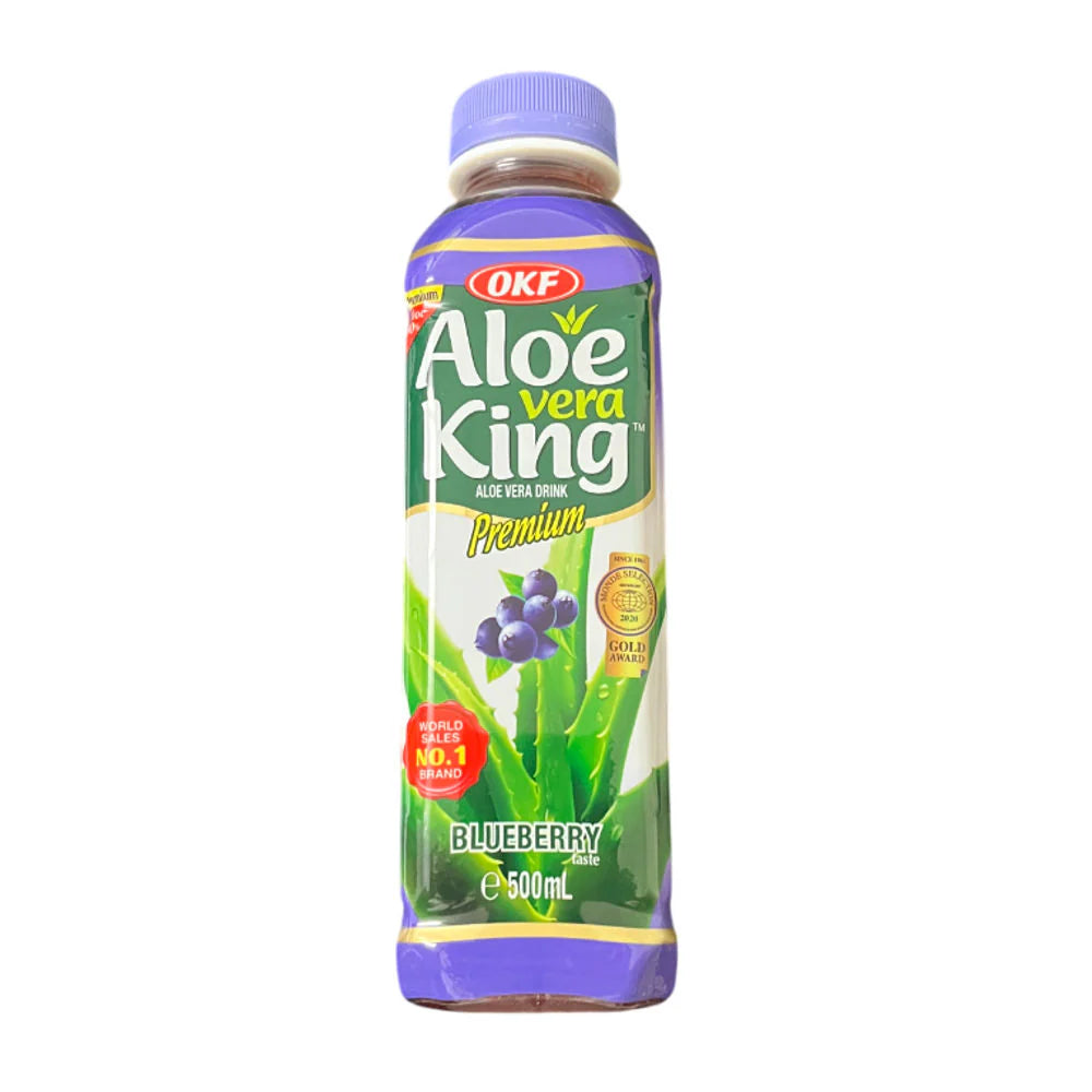 MHD: 13.09.2025 - OKF Aloe Vera King Blaubeere 500 ml