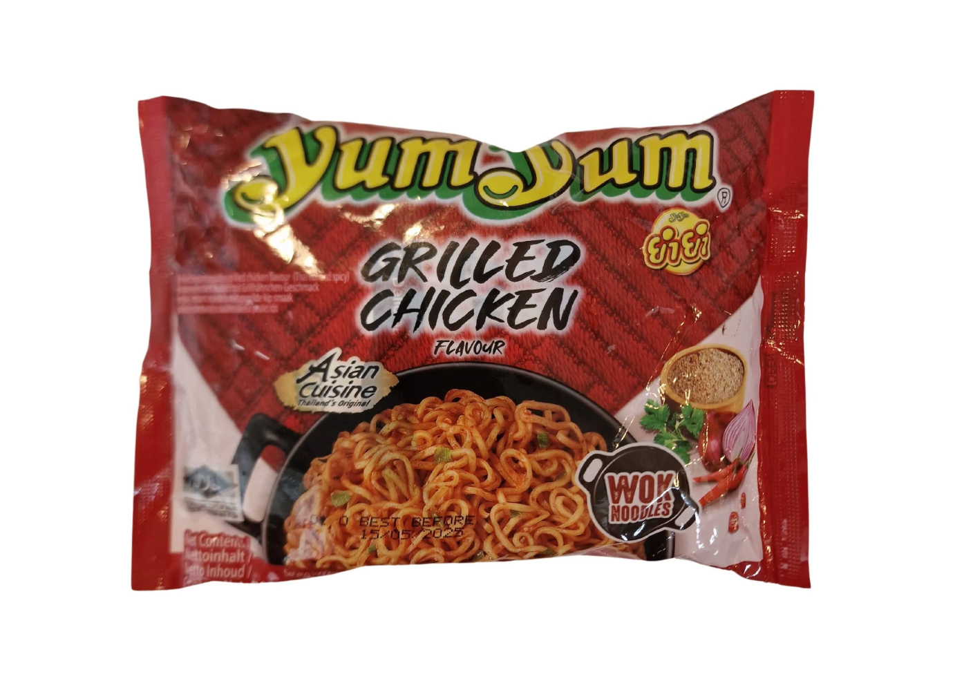 MHD: 15.03.2025 - Yum Yum Instant Nudeln Grillhähnchen 70 g